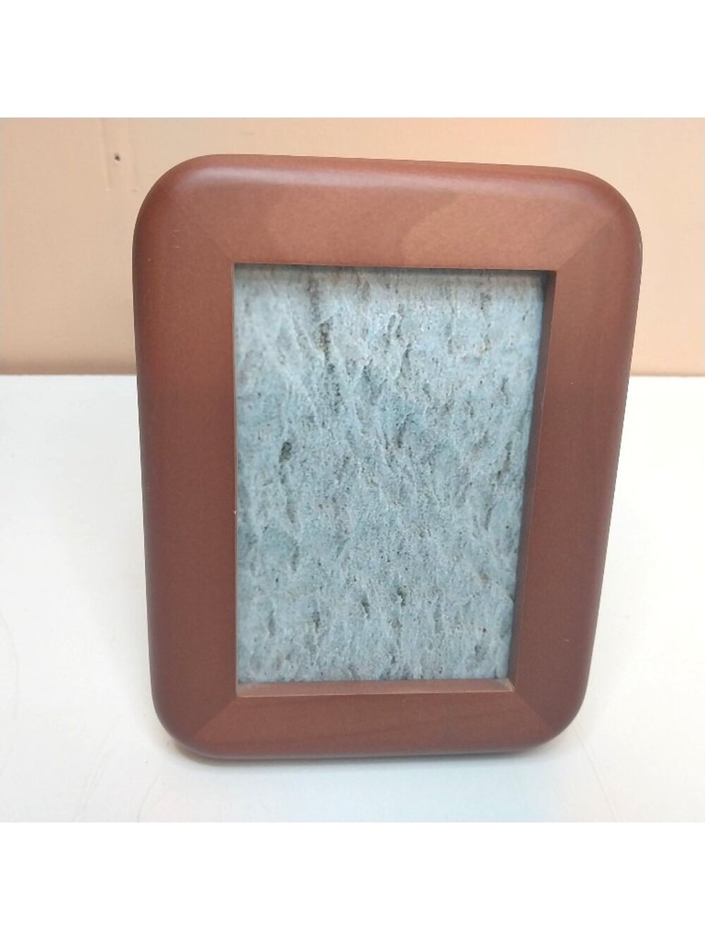 Philip Whitney Brown Wooden Picture Frame 3.5" x 5" Baby Sea Turtle Tracks